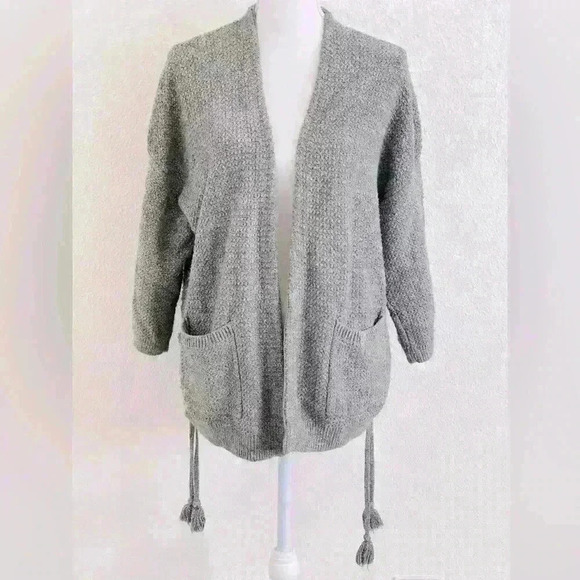 Madewell Side Lace -up Cardigan Size Medium - Picture 2 of 9
